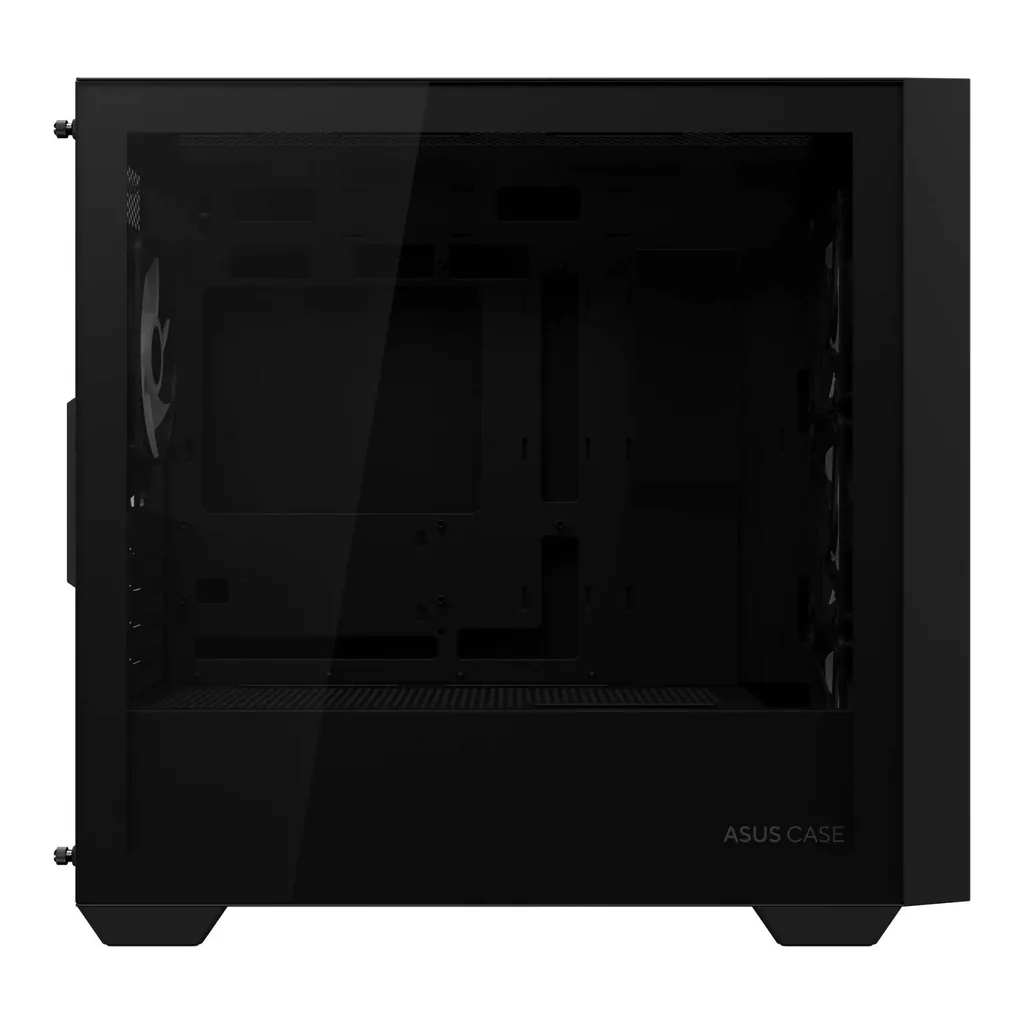 ASUS A21 Plus M-ATX Computer Case, 4x 120mm aRGB Pre-Installed Fan, Up to 360mm Radiator & 7x Fan Support, BTF Support, Headphone, Microphone & 2x USB 3.2 Gen1 Interface, Black | 90DC00H0-B19010 – Gallery image 4 ASUS A21 Plus M-ATX Computer Case, 4x 120mm aRGB Pre-Installed Fan, Up to 360mm Radiator & 7x Fan Support, BTF Support, Headphone, Microphone & 2x USB 3.2 Gen1 Interface, Black | 90DC00H0-B19010 – Gallery image 4