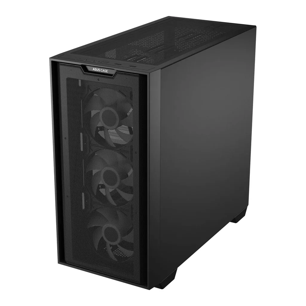 ASUS A21 Plus M-ATX Computer Case, 4x 120mm aRGB Pre-Installed Fan, Up to 360mm Radiator & 7x Fan Support, BTF Support, Headphone, Microphone & 2x USB 3.2 Gen1 Interface, Black | 90DC00H0-B19010 – Gallery image 9 ASUS A21 Plus M-ATX Computer Case, 4x 120mm aRGB Pre-Installed Fan, Up to 360mm Radiator & 7x Fan Support, BTF Support, Headphone, Microphone & 2x USB 3.2 Gen1 Interface, Black | 90DC00H0-B19010 – Gallery image 9