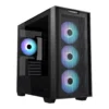ASUS A21 Plus M-ATX Computer Case, 4x 120mm aRGB Pre-Installed Fan, Up to 360mm Radiator & 7x Fan Support, BTF Support, Headphone, Microphone & 2x USB 3.2 Gen1 Interface, Black | 90DC00H0-B19010 – Main image ASUS A21 Plus M-ATX Computer Case, 4x 120mm aRGB Pre-Installed Fan, Up to 360mm Radiator & 7x Fan Support, BTF Support, Headphone, Microphone & 2x USB 3.2 Gen1 Interface, Black | 90DC00H0-B19010 – Main image