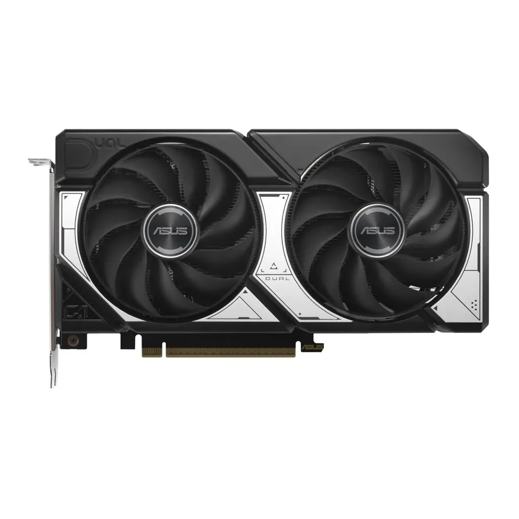 ASUS Dual GeForce RTX 5060 Ti OC Edition Graphics Card, 8GB GDDR7 128-Bit Memory, 2602 MHz Boost Clock, 28 Gbps Memory Speed, 4608 CUDA Cores, PCI Exp – Gallery image 1 ASUS Dual GeForce RTX 5060 Ti OC Edition Graphics Card, 8GB GDDR7 128-Bit Memory, 2602 MHz Boost Clock, 28 Gbps Memory Speed, 4608 CUDA Cores, PCI Exp – Gallery image 1