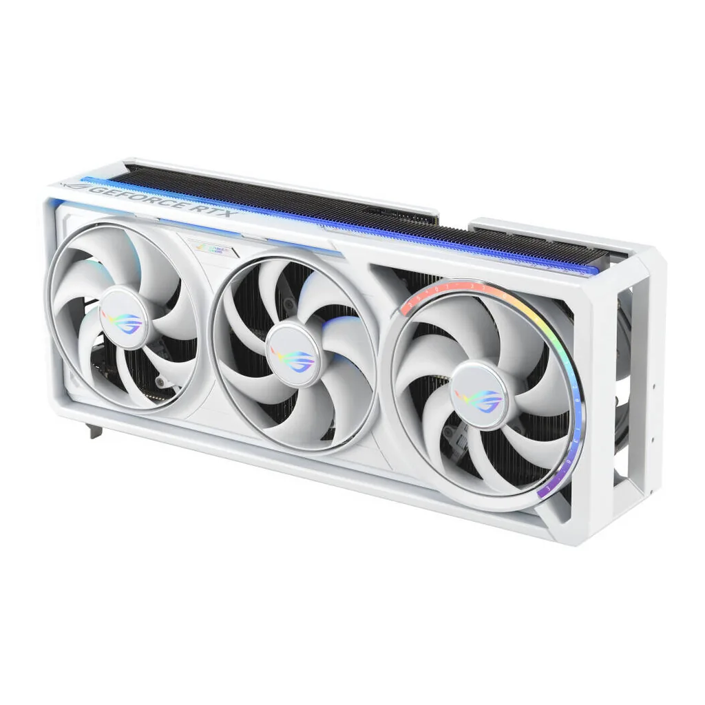 ASUS ROG Astral GeForce RTX 5090 32GB GDDR7 WHITE OC Edition Graphics Card, 32GB GDDR7 512-Bit Memory, 2580MHz Boost Clock, 28 Gbps Memory Speed, 2176 – Gallery image 1 ASUS ROG Astral GeForce RTX 5090 32GB GDDR7 WHITE OC Edition Graphics Card, 32GB GDDR7 512-Bit Memory, 2580MHz Boost Clock, 28 Gbps Memory Speed, 2176 – Gallery image 1