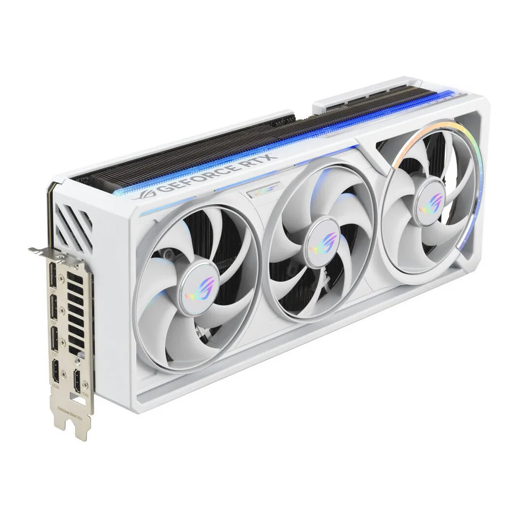 ASUS ROG Astral GeForce RTX 5090 32GB GDDR7 WHITE OC Edition Graphics Card, 32GB GDDR7 512-Bit Memory, 2580MHz Boost Clock, 28 Gbps Memory Speed, 2176 – Gallery image 3 ASUS ROG Astral GeForce RTX 5090 32GB GDDR7 WHITE OC Edition Graphics Card, 32GB GDDR7 512-Bit Memory, 2580MHz Boost Clock, 28 Gbps Memory Speed, 2176 – Gallery image 3