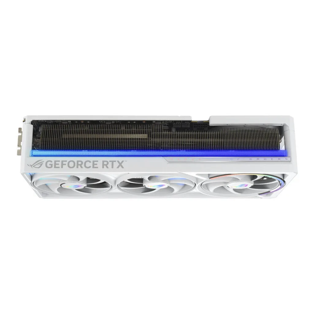 ASUS ROG Astral GeForce RTX 5090 32GB GDDR7 WHITE OC Edition Graphics Card, 32GB GDDR7 512-Bit Memory, 2580MHz Boost Clock, 28 Gbps Memory Speed, 2176 – Gallery image 6 ASUS ROG Astral GeForce RTX 5090 32GB GDDR7 WHITE OC Edition Graphics Card, 32GB GDDR7 512-Bit Memory, 2580MHz Boost Clock, 28 Gbps Memory Speed, 2176 – Gallery image 6