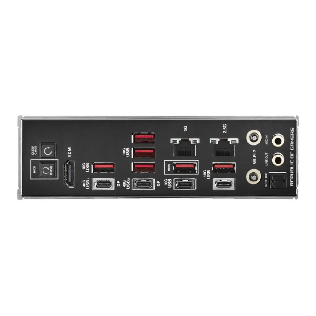 ASUS ROG CROSSHAIR X870E HERO, AMD AM5 Motherboard, DDR5 192GB Max Support EXPO, AI Intelligence, Wi-Fi 7, 2 x USB4 Ports, Overclocking Support | 90MB1IE0-M0EAY0 – Gallery image 10 ASUS ROG CROSSHAIR X870E HERO, AMD AM5 Motherboard, DDR5 192GB Max Support EXPO, AI Intelligence, Wi-Fi 7, 2 x USB4 Ports, Overclocking Support | 90MB1IE0-M0EAY0 – Gallery image 10
