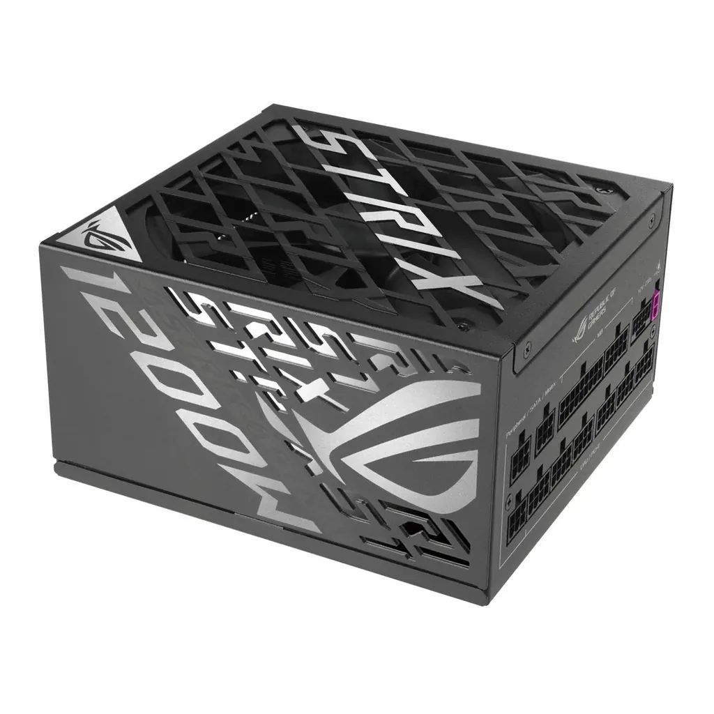 ASUS ROG Strix 1200W Fully Modular Power Supply, 80 PLUS Platinum Efficiency, Active PFC, GaN MOSFET, ATX 3.1 Compatible, Cybernetic Lambda A+, Dual Ball Fan bearings, Black | 90YE00W0-B0NA00 – Gallery image 4 ASUS ROG Strix 1200W Fully Modular Power Supply, 80 PLUS Platinum Efficiency, Active PFC, GaN MOSFET, ATX 3.1 Compatible, Cybernetic Lambda A+, Dual Ball Fan bearings, Black | 90YE00W0-B0NA00 – Gallery image 4