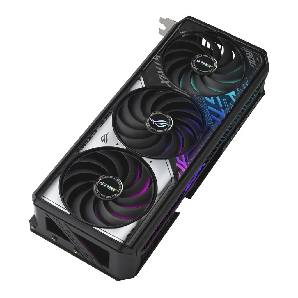 ASUS ROG Strix GeForce RTX 5070 Ti OC Edition Graphics Card, 16GB GDDR7 256-Bit Memory, 2602 MHz Boost Clock, 8960 CUDA Cores, 28 Gbps Memory Speed, P – Gallery image 4 ASUS ROG Strix GeForce RTX 5070 Ti OC Edition Graphics Card, 16GB GDDR7 256-Bit Memory, 2602 MHz Boost Clock, 8960 CUDA Cores, 28 Gbps Memory Speed, P – Gallery image 4