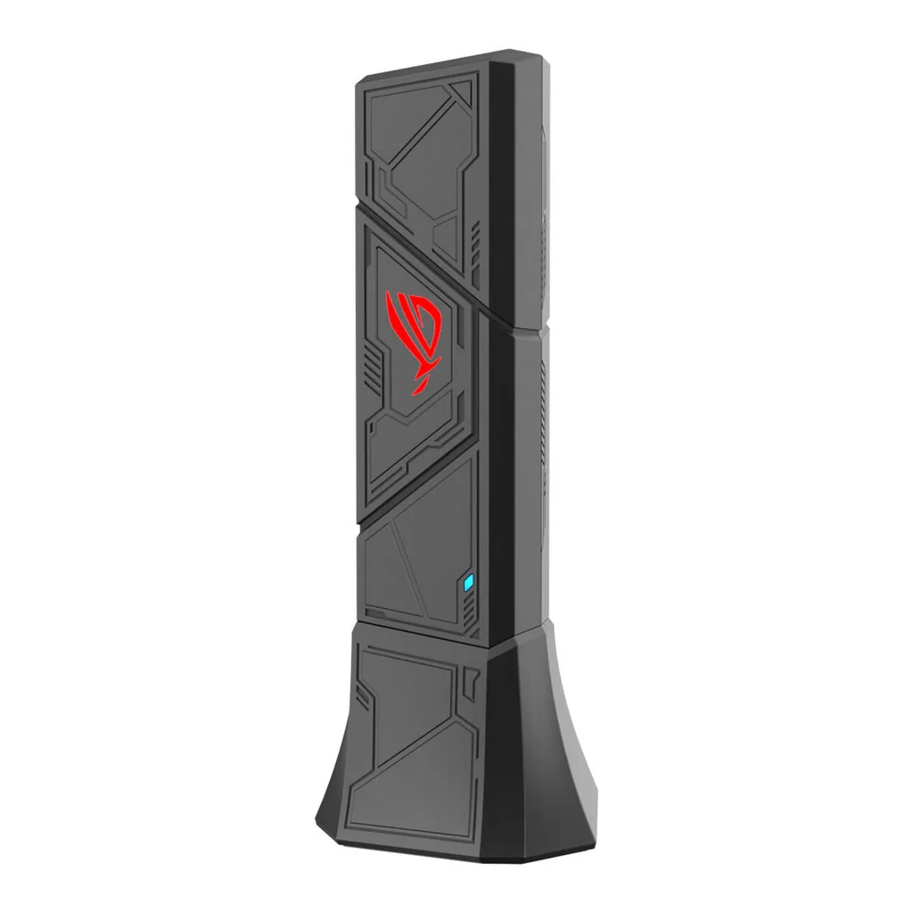 ASUS ROG USB-BE92 BE6500 Tri-Band Wi-Fi 7 USB Adapter, 2882Mbps 6GHz, 2882Mbps 5GHz, 688Mbps 2.4GHz, MLO, 4K-QAM, OFDMA, MU-MIMO, USB-A & USB-C, Plug & Play, WPA3, Win 10/11 | USB-BE92 – Gallery image 2 ASUS ROG USB-BE92 BE6500 Tri-Band Wi-Fi 7 USB Adapter, 2882Mbps 6GHz, 2882Mbps 5GHz, 688Mbps 2.4GHz, MLO, 4K-QAM, OFDMA, MU-MIMO, USB-A & USB-C, Plug & Play, WPA3, Win 10/11 | USB-BE92 – Gallery image 2