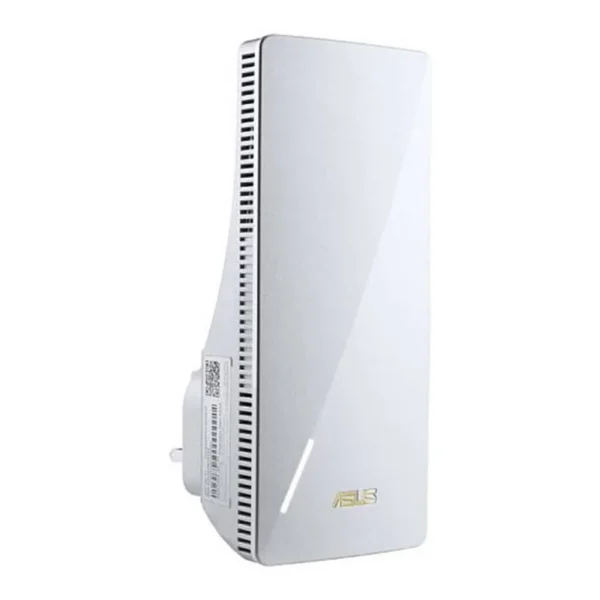 ASUS RP-AX58 AX3000 WiFi 6 Range Extender, AiMesh, 3000 Mbps, 1x RJ45 LAN, UK Plug, White | 90IG07C0-MU0C10 – Main image ASUS RP-AX58 AX3000 WiFi 6 Range Extender, AiMesh, 3000 Mbps, 1x RJ45 LAN, UK Plug, White | 90IG07C0-MU0C10 – Main image