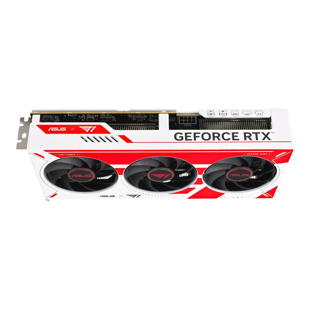 ASUS T1 GeForce RTX 5060 Ti OC Edition Graphics Card, 8GB GDDR7 128-Bit Memory, 2632 MHz Boost Clock, 28 Gbps Memory Speed, 4608 CUDA Cores, PCI Express 5.0 – Gallery image 2 ASUS T1 GeForce RTX 5060 Ti OC Edition Graphics Card, 8GB GDDR7 128-Bit Memory, 2632 MHz Boost Clock, 28 Gbps Memory Speed, 4608 CUDA Cores, PCI Express 5.0 – Gallery image 2