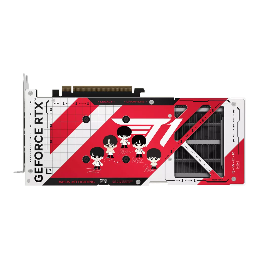 ASUS T1 GeForce RTX 5060 Ti OC Edition Graphics Card, 8GB GDDR7 128-Bit Memory, 2632 MHz Boost Clock, 28 Gbps Memory Speed, 4608 CUDA Cores, PCI Express 5.0 – Gallery image 6 ASUS T1 GeForce RTX 5060 Ti OC Edition Graphics Card, 8GB GDDR7 128-Bit Memory, 2632 MHz Boost Clock, 28 Gbps Memory Speed, 4608 CUDA Cores, PCI Express 5.0 – Gallery image 6