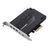 ASUS ThunderboltEX 5 Expansion Card, 2 x USB Type-C Ports, Up to 120Gbps Bandwidth, 3x Mini DisplayPort IN Ports, 130W Flexible FastCharge, PCIe 4.0 x4 interface, Black | 90MC0E50-M0EAY0 – Gallery image 2 ASUS ThunderboltEX 5 Expansion Card, 2 x USB Type-C Ports, Up to 120Gbps Bandwidth, 3x Mini DisplayPort IN Ports, 130W Flexible FastCharge, PCIe 4.0 x4 interface, Black | 90MC0E50-M0EAY0 – Gallery image 2