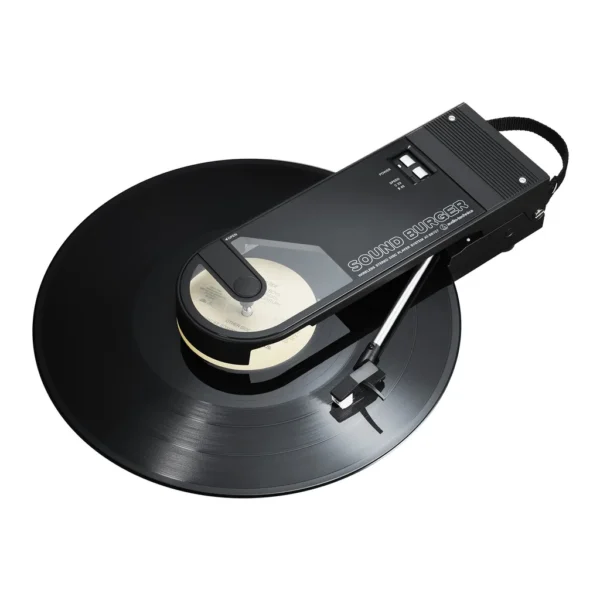 Audio Technica Sound Burger Turntable, DC Servo Motor, Belt-Drive Method, 33-1/3 RPM, 45 RPM Speed, BT 5.2 Connectivity, Aluminum Platter, VM Cartridge Type, Black | AT-SB727BK – Main image Audio Technica Sound Burger Turntable, DC Servo Motor, Belt-Drive Method, 33-1/3 RPM, 45 RPM Speed, BT 5.2 Connectivity, Aluminum Platter, VM Cartridge Type, Black | AT-SB727BK – Main image