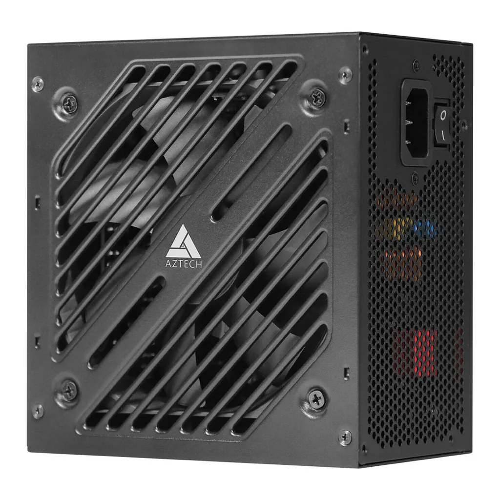 Aztech Nova Non Modular Power Supply, 750W, ATX Compatible, 120mm Silent Fan, Active PFC, Multi Protection, White | AZT-N750NM – Gallery image 1 Aztech Nova Non Modular Power Supply, 750W, ATX Compatible, 120mm Silent Fan, Active PFC, Multi Protection, White | AZT-N750NM – Gallery image 1