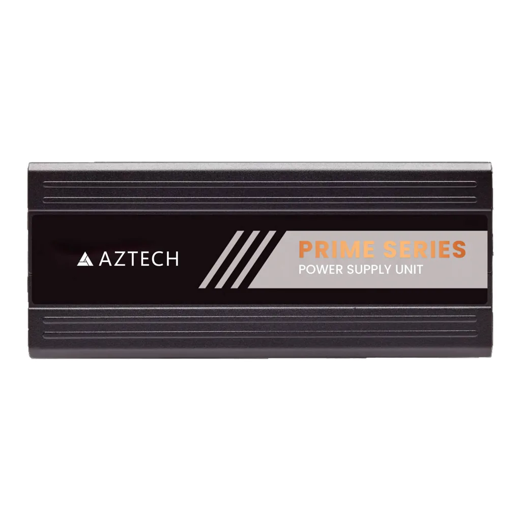 Aztech PRIME Fully Modular Power Supply, 750W, 80 Plus Bronze Certified, ATX 3.1 Compatible, PCIe 5.1 Ready, 120mm Hybrid Silent Fan, Japanese 105°C Capacitors, Black | AZT- P750M80P – Gallery image 1 Aztech PRIME Fully Modular Power Supply, 750W, 80 Plus Bronze Certified, ATX 3.1 Compatible, PCIe 5.1 Ready, 120mm Hybrid Silent Fan, Japanese 105°C Capacitors, Black | AZT- P750M80P – Gallery image 1