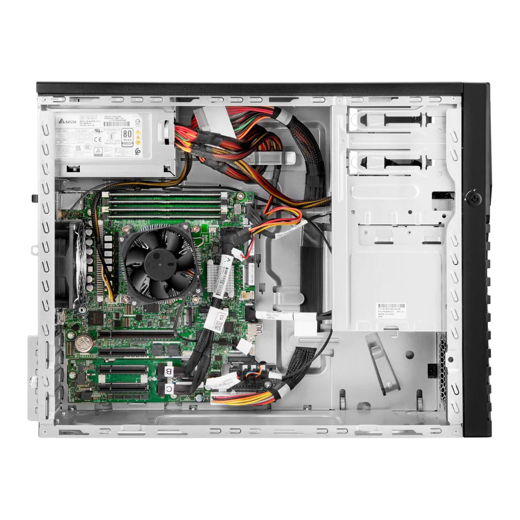 b193a4589acc703757c1243e38f20049-hi.jpg HPE ProLiant ML30 Gen11 Server, Intel Xeon E-2414, 32GB RAM, 2TB HDD, Ethernet 1-Gb Adapter with 4 Ports, Intel VROC SATA Software RAID, 350 W Power Supply | P71385-425