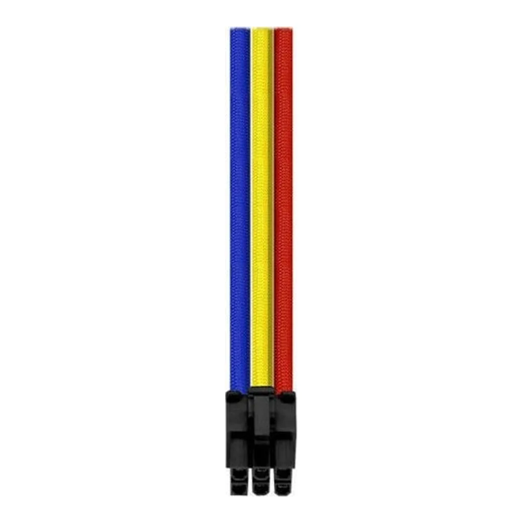b1dedfdf600aba3c5b93e6a3eb67bd7f-hi.jpg Thermaltake TtMod 300 mm Sleeved Cable Extension, Rainbow (AC-049-CNONAN-A1)