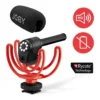 b25aa8ccffc6af4dd6b09b74ed601bb6-hi.jpg JOBY Wavo On Camera Vlogging Compact Microphone Super Cardioid Pattern with Rycote Duo Lyre for Smartphone