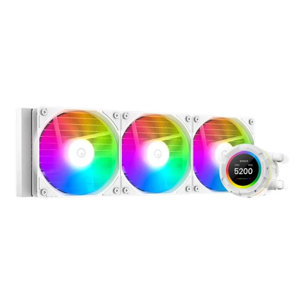 ID-Cooling SL360 XE Space LCD AIO Liquid CPU Cooler, White - Image 1 ID-Cooling SL360 XE Space LCD AIO Liquid CPU Cooler, White