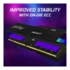 Kingston Fury Beast RGB 64GB (2x 32GB) DDR5 Dual Desktop Memory Kit, 6000 MHz Memory Speed, CL36 CAS Latency, 288-Pin Kit, Intel XMP & AMD EXPO Ready, Black | KF560C36BBE2AK2-64 - Image 6 Kingston Fury Beast RGB 64GB (2x 32GB) DDR5 Dual Desktop Memory Kit, 6000 MHz Memory Speed, CL36 CAS Latency, 288-Pin Kit, Intel XMP & AMD EXPO Ready, Black | KF560C36BBE2AK2-64 - Image 6