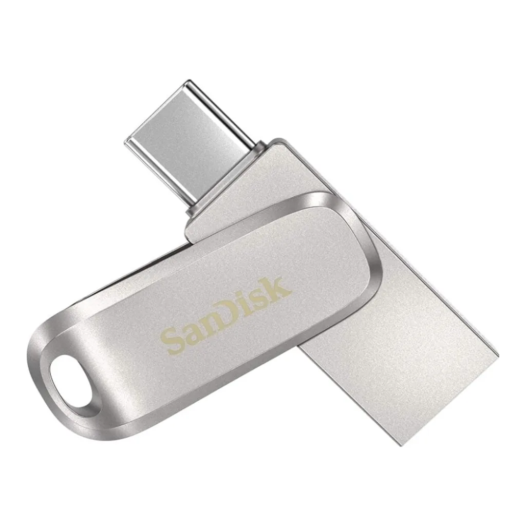 b2cd03c164701abbfcdcba090fb68ece-hi.jpg SanDisk Ultra 128GB Dual Luxe USB Type-C, Type-A, Speed Up to 150Mbps, Premium Metal Design | SDDDC4-128G-G46
