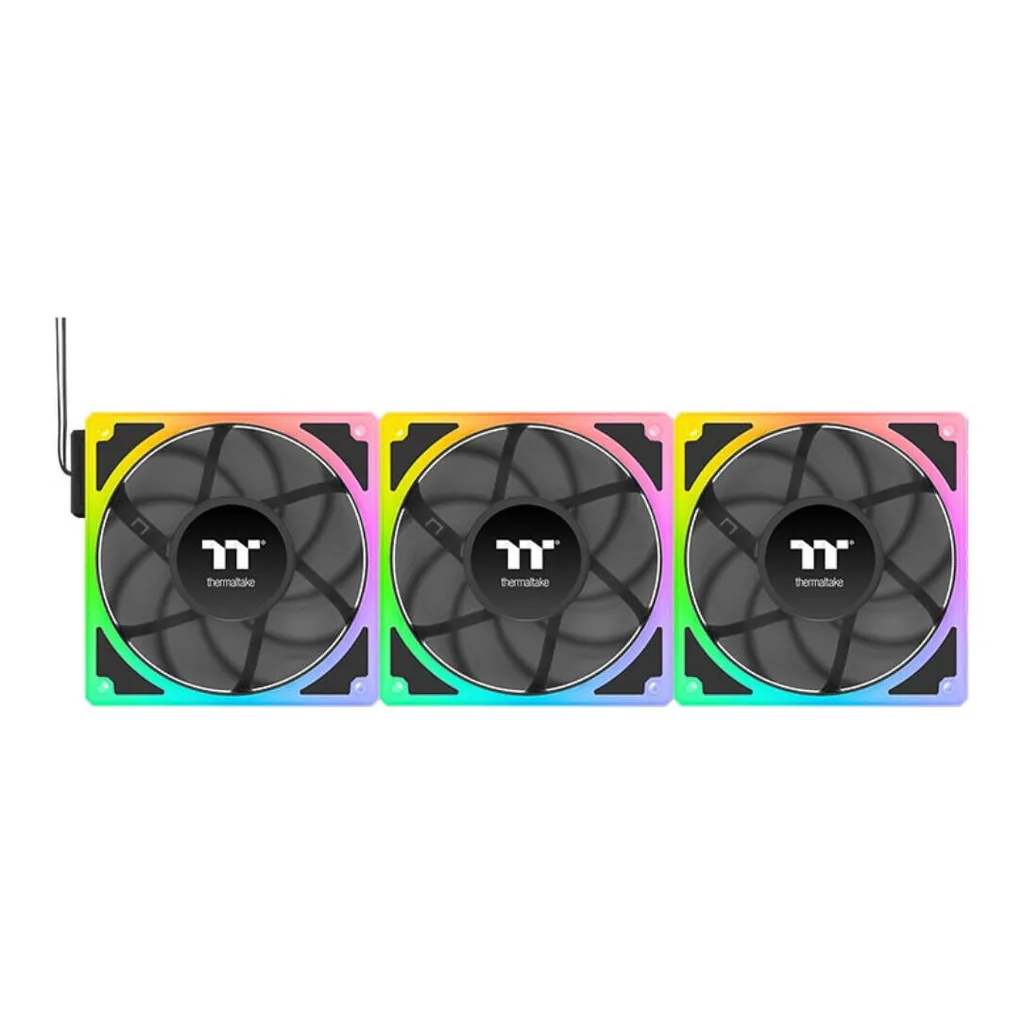Thermaltake TOUGHFAN EX 120 ARGB Sync PC Cooling Fan, Black | CL-F210-PL12SW-A - Image 1 Thermaltake TOUGHFAN EX 120 ARGB Sync PC Cooling Fan, Black | CL-F210-PL12SW-A