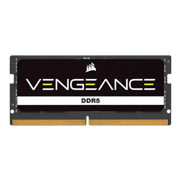 CORSAIR Vengeance 32GB (1x 32GB) DDR5 SO-DIMM Laptop Memory, 5600MT/s Tested Speed, 48-48-48-90 CAS Latency, 1.1 Voltage, 262 Pin, Unbuffered, PC5-44800 Speed Rating, Black | CMSX32GX5M1A5600C48 - Image 1 CORSAIR Vengeance 32GB (1x 32GB) DDR5 SO-DIMM Laptop Memory, 5600MT/s Tested Speed, 48-48-48-90 CAS Latency, 1.1 Voltage, 262 Pin, Unbuffered, PC5-44800 Speed Rating, Black | CMSX32GX5M1A5600C48 - Image 1
