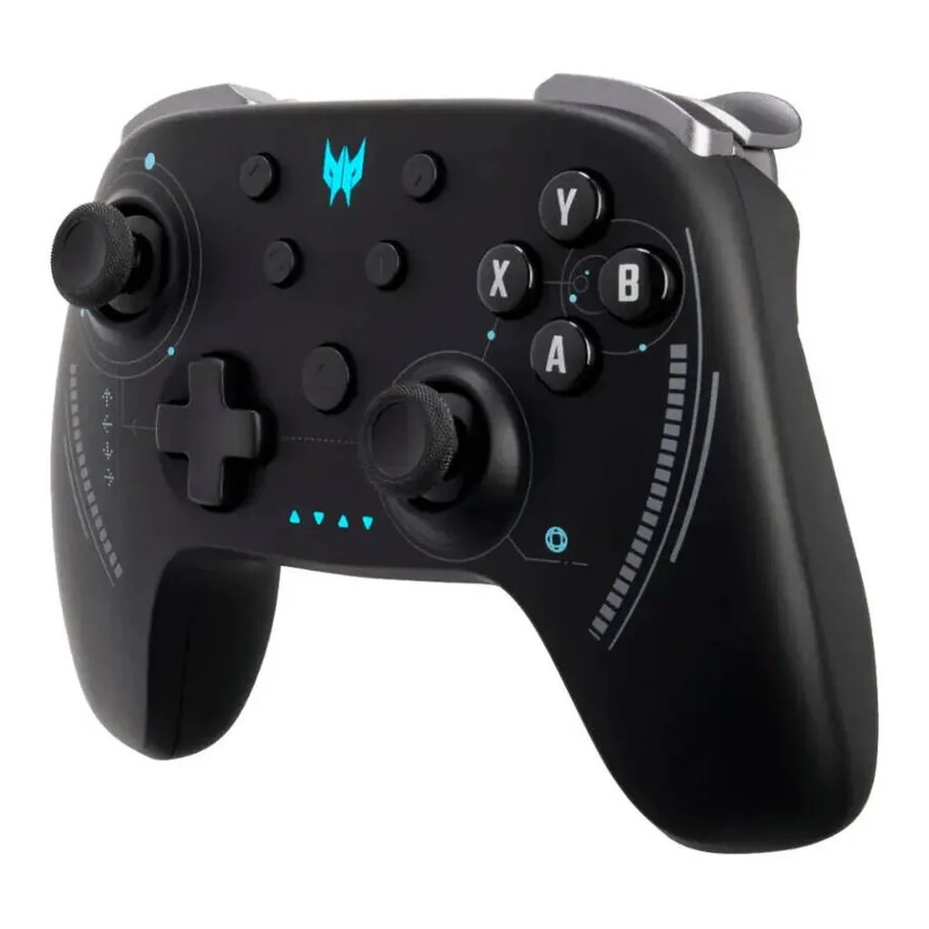 b3cdd55231efbc65f2ba6ec9ac17e41d-hi.jpg Acer Predator PGR300 Wireless Gaming Controller, Tri Connectivity, Hall Effect Joysticks, Dual Vibration Motors, Motion Sensor, 16 Buttons, 25 Hour Battery Life, Black