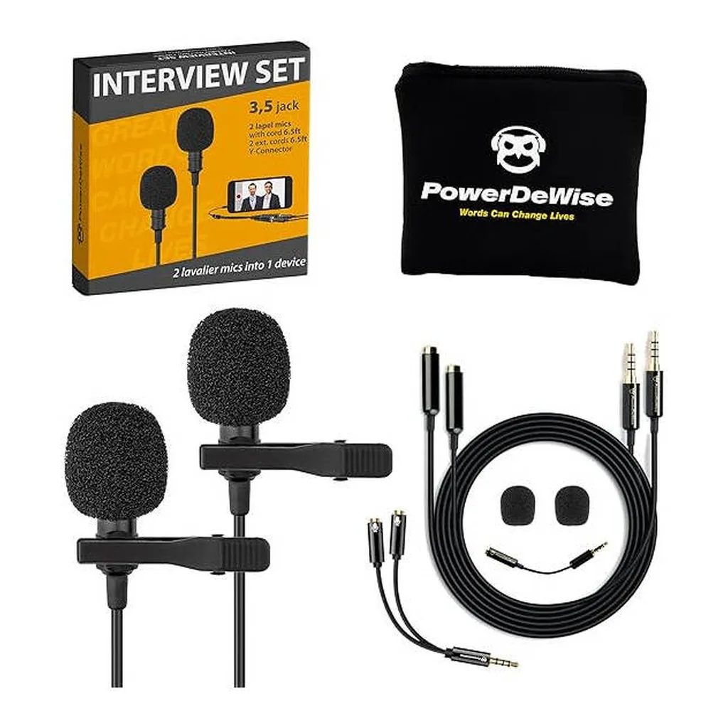 b484c1298015a07b6be9ed498c10be78-hi.jpg PowerDeWise Dual Lavalier Microphone Set