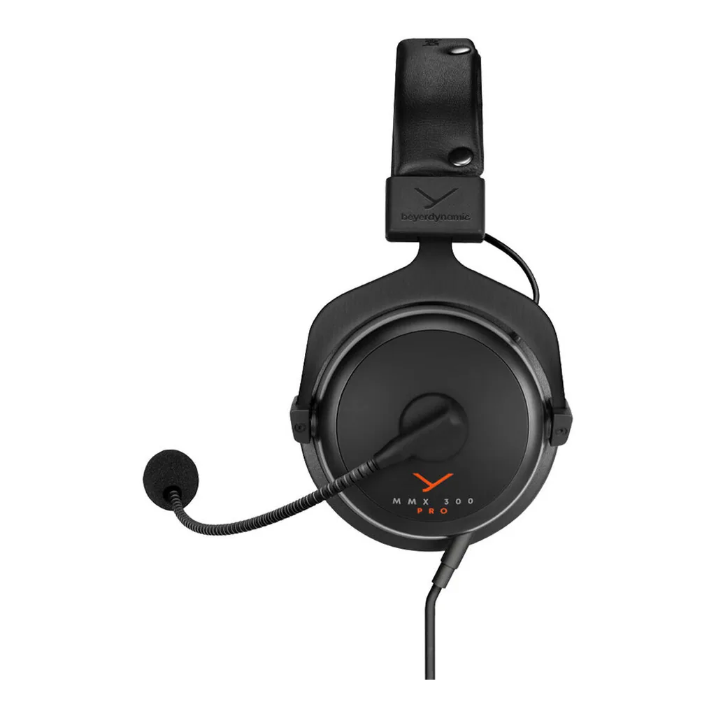 b5669b189571a15817839f37db6e29fd-hi.jpg Beyerdynamic MMX 300 PRO Gaming Headset, STELLAR.45 Driver Technology, 5-40,000Hz Frequency Response, 48 Ohm Impedance, Cardioid Pattern, 2x Stereo Jack Plug 3.5mm & 3.5mm Adapter, Black