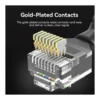 b5f0a34fcfff5f009bf040a1118d567a-hi.jpg Vention Cat6A UTP Ethernet Patch Cable, 10Gbps Data Transfer Rates, Oxygen-Free Copper Conductors, Gold-Plated Contacts, Flexible PVC Jacket, 5 Meter Cable Length, Gray