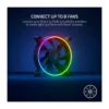 Razer Kunai Chroma 140mm aRGB PC Fan, Black | RC21-01810200-R3M1 - Image 4 Razer Kunai Chroma 140mm aRGB PC Fan, Black | RC21-01810200-R3M1