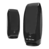 b6e6f518ff88a5c2a3c1a11f65e02860-hi.jpg Logitech S150 USB Stereo Speakers, Volume Up And Volume Down Buttons, Mute/Unmute Button, Power Indicator Light, USB-A Port, Black