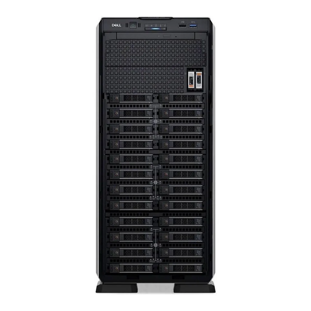 b97c0a4b2759802538b30701df691dad-hi.jpg Dell PowerEdge T550 Tower Server, Intel Xeon Silver 4309Y 2.8G, 64GB RAM, 2TB SATA 7.2K HDD, PERC H755 SAS Front Storage Controller, iDRAC9, Enterprise 15G | T550