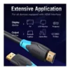 b9fc73c1858c414de30311c5a13b1680-hi.jpg Vention 4K HDMI Round Cable, 1080P High Definition, With Ethernet and 3D Support, 20 Meter Length, Gold Plated, Black