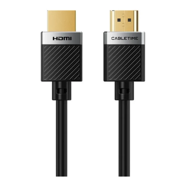 bc67fcf0c539467b348cb25079092a1b-hi.jpg Cabletime Extra Long HDMI 2.0 Cable, Ultra 4K 60Hz Resolution, 18Gps High Speed Signal Transmission, High Dynamic Range, Gold Plated Connector, 1 Meter Cable Length, Black
