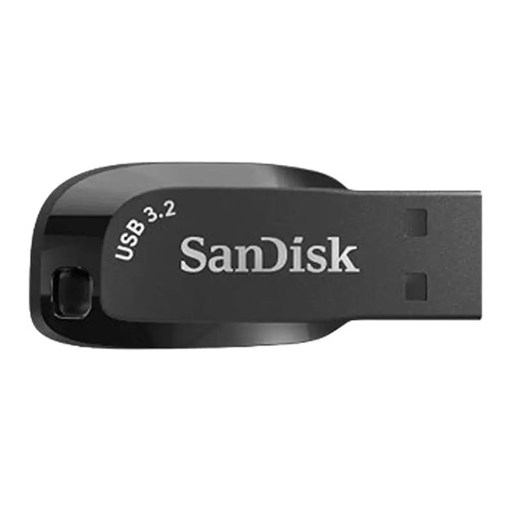 be0288ac14289af4d6fa3a4b0c6b5dd8-hi.jpg SanDisk Ultra Shift 32GB USB-A Flash Drive, USB 3.2 Gen 1 Interface, 100MB/s Read Speed, Portable, Sleek & Simple, Password Protection, Black | SDCZ410-032G-G46