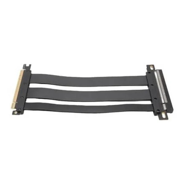 ASHATA PCIe 5.0 X16 GPU Extension Cable 128Gbps Gen 5 Flexible Riser Card for RTX 4090 RTX 5090 RX 7900 Vertical GPU Display and Mounting, Black | (A) - Image 1 ASHATA PCIe 5.0 X16 GPU Extension Cable 128Gbps Gen 5 Flexible Riser Card for RTX 4090 RTX 5090 RX 7900 Vertical GPU Display and Mounting, Black | (A)