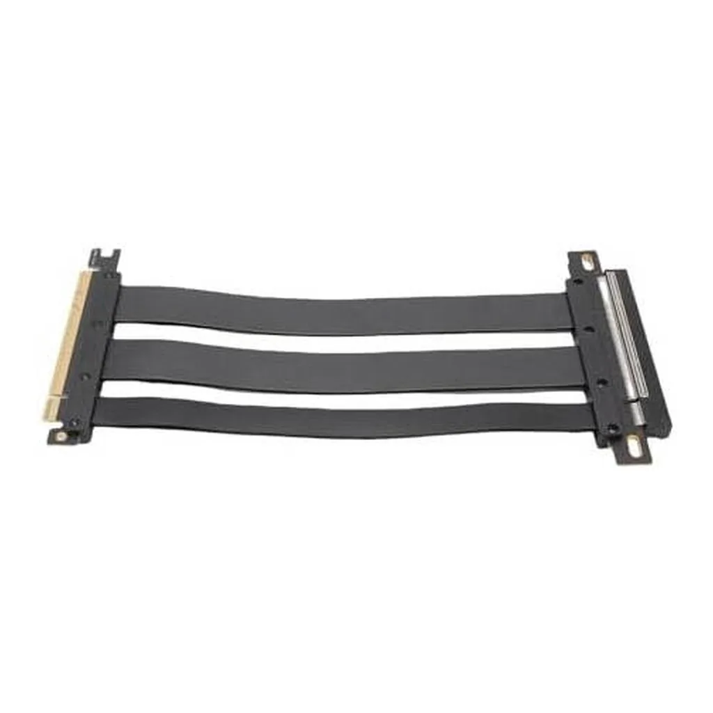 ASHATA PCIe 5.0 X16 GPU Extension Cable 128Gbps Gen 5 Flexible Riser Card for RTX 4090 RTX 5090 RX 7900 Vertical GPU Display and Mounting, Black | (A) - Image 1 ASHATA PCIe 5.0 X16 GPU Extension Cable 128Gbps Gen 5 Flexible Riser Card for RTX 4090 RTX 5090 RX 7900 Vertical GPU Display and Mounting, Black | (A)