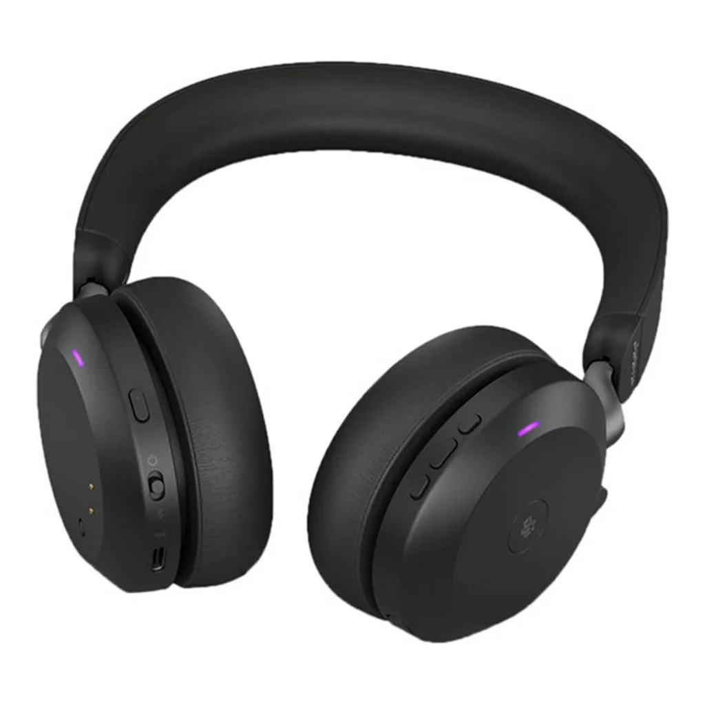 be344c82f5d452db32907f522a9256ce-hi.jpg Jabra Evolve2 75 MS Stereo USB-C Headset, Up to 100 Ft Wireless Range, Bluetooth, Active Noise Cancellation, Flexible Boom Mic, 36 Hours Battery Life, Dual-Foam Ear Cushions, Black