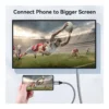 be4e2571b41593d75aedbe90aa7bea28-hi.jpg Nexus USB-C to HDMI 8K Cable Braided Jacket 48Gbps Copper conductor,Type C Adapter HDMI 2.1 2.0 and USB 3.1 tech,Supports Transmission, 3 Meter Cable Length
