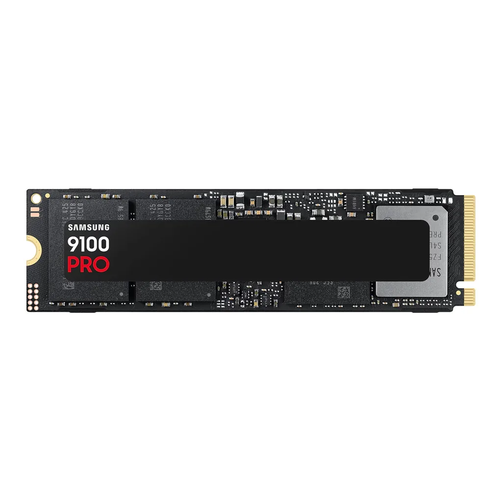 be510480595acfd0bcab7f5058b0f9c0-hi.jpg Samsung 9100 PRO PCIe 5.0 NVMe M.2 Internal SSD, 1TB Capacity, V-NAND TLC Type, Up to 14,700 MB/s Sequential Read & Up to 13,300 MB/s Sequential Write, TRIM & SMART Support | MZ-VAP1T0BW