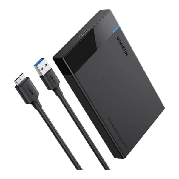 bf1d77a9ac0ca89a6509e456d8a444bc-hi.jpg UGREEN US221 2.5" Hard Drive Enclosure, USB 3.0 to SATA III, For 2.5 Inch SSD & HDD 9.5mm - 7mm, Support Max 6TB, Black | US221-30848