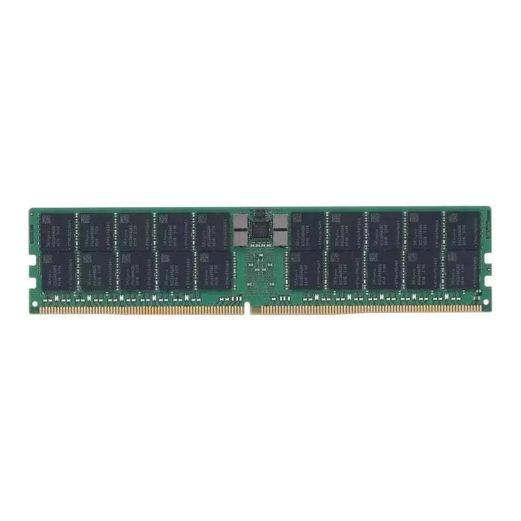 Micron DDR5 RDIMM Server Memory, 96GB Capacity, 5600 MHz Memory Speed, CL46 CAS Latency, ECC Module | MTC40F204WS1RC56BB1 - Image 1 Micron DDR5 RDIMM Server Memory, 96GB Capacity, 5600 MHz Memory Speed, CL46 CAS Latency, ECC Module | MTC40F204WS1RC56BB1 - Image 1