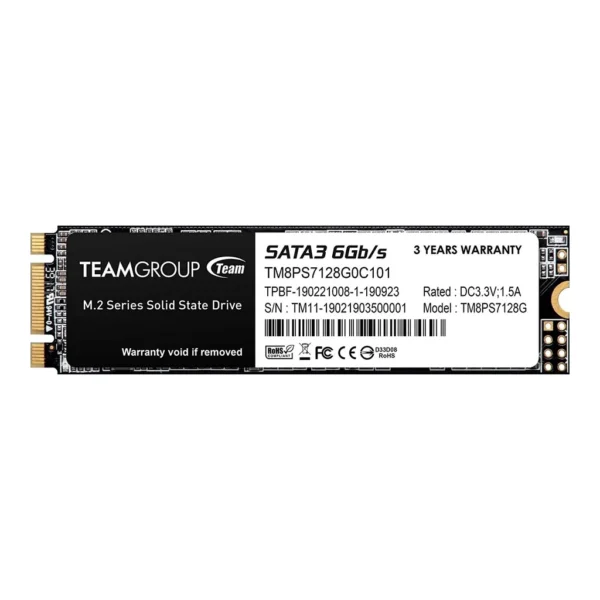 c06d190cfce629067f043f60d6e8160e-hi.jpg TeamGroup SSD MS30 M.2 2280 SATA III 128GB | TM8PS7128G0C101