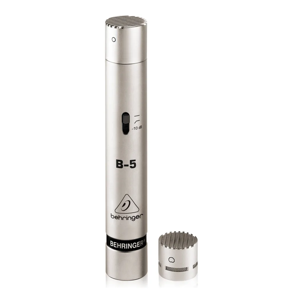 c144cc627dd89b77318f56b0c09c91f3-hi.jpg Behringer B5, Gold-Sputtered Diaphragm Studio Condenser Microphone With 2 Interchangeable Capsules