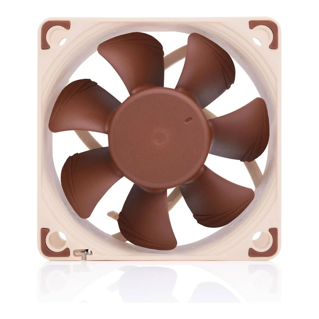 Noctua NF A6x25 5V PWM 60mm Cooling Fan, Brown - Image 1 Noctua NF A6x25 5V PWM 60mm Cooling Fan, Brown