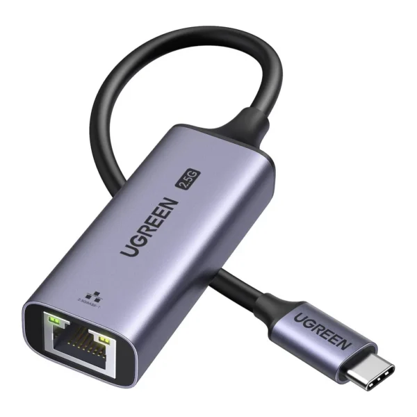 c167d37d8ec9519a5fec21b26ac33f33-hi.jpg UGREEN USB C To Ethernet Adapter 2.5Gbps, Ethernet Adapter For Laptop, Aluminum, Thunderbolt To Rj45 Network Internet LAN Adapter | 25052