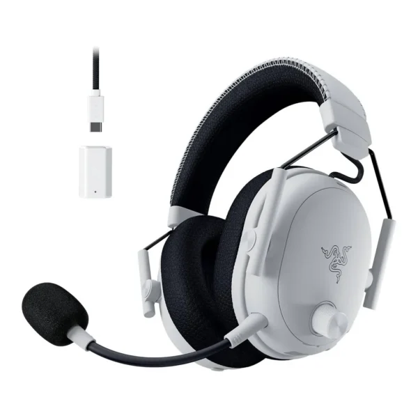 c23e2cce85c98e7be7f3abed90c37b0d-hi.jpg Razer BlackShark V3 Pro Gaming Headset, HyperSpeed Wireless Gen 2, Hybrid ANC, Detachable Razer HyperClear Full Band 12mm Mic, Unidirectional, PC, White