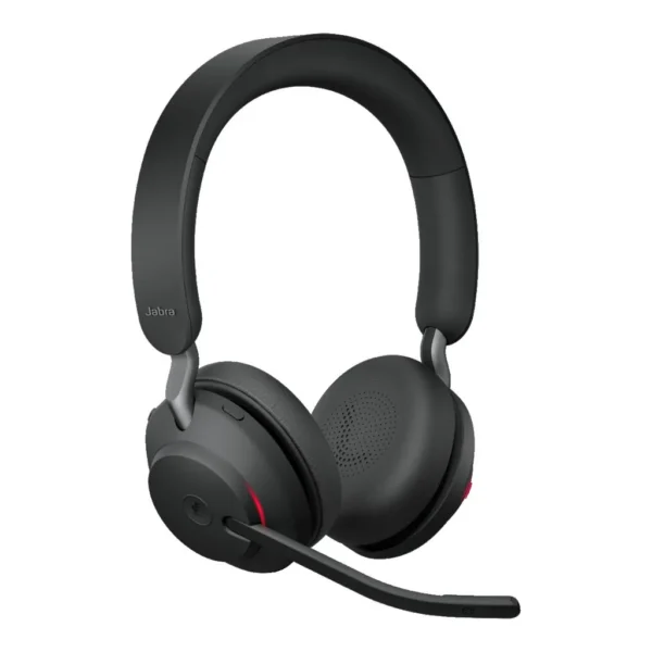 c26519615e7e361b22a236ff8095472f-hi.jpg Jabra Evolve2 65 MS Wireless Headphones with Link380c, Stereo, Wireless Bluetooth Headset for Calls and Music, 37 Hours of Battery Life, Passive Noise Cancelling Headphones