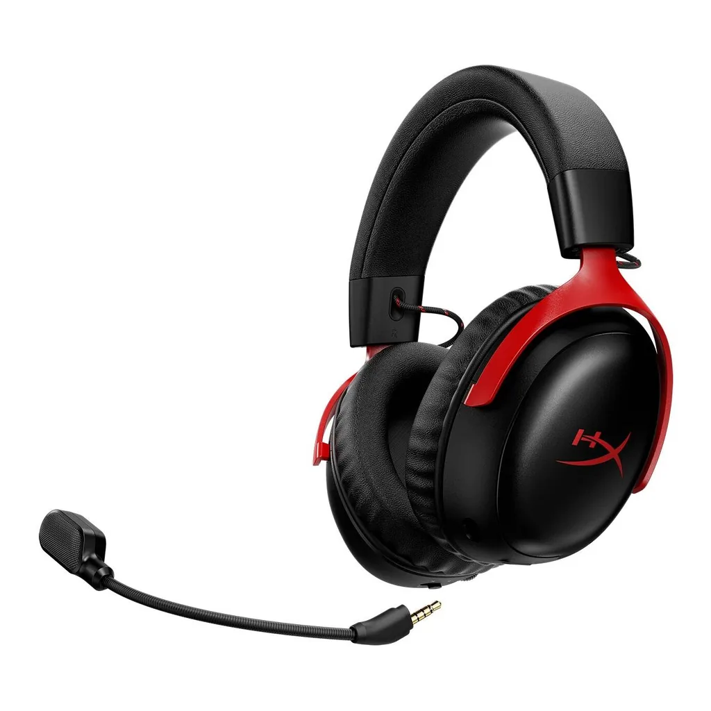 c30f79fc4e95fbf8da8bd14596bc4bc1-hi.jpg HP HyperX Cloud III S Wireless Gaming Headphones, 53mm Angled Drivers, Memory Foam Padding, Premium Leatherette Surface, Electret Condenser Microphone, Polar Pattern, Black/Red
